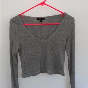 cropped long sleeve